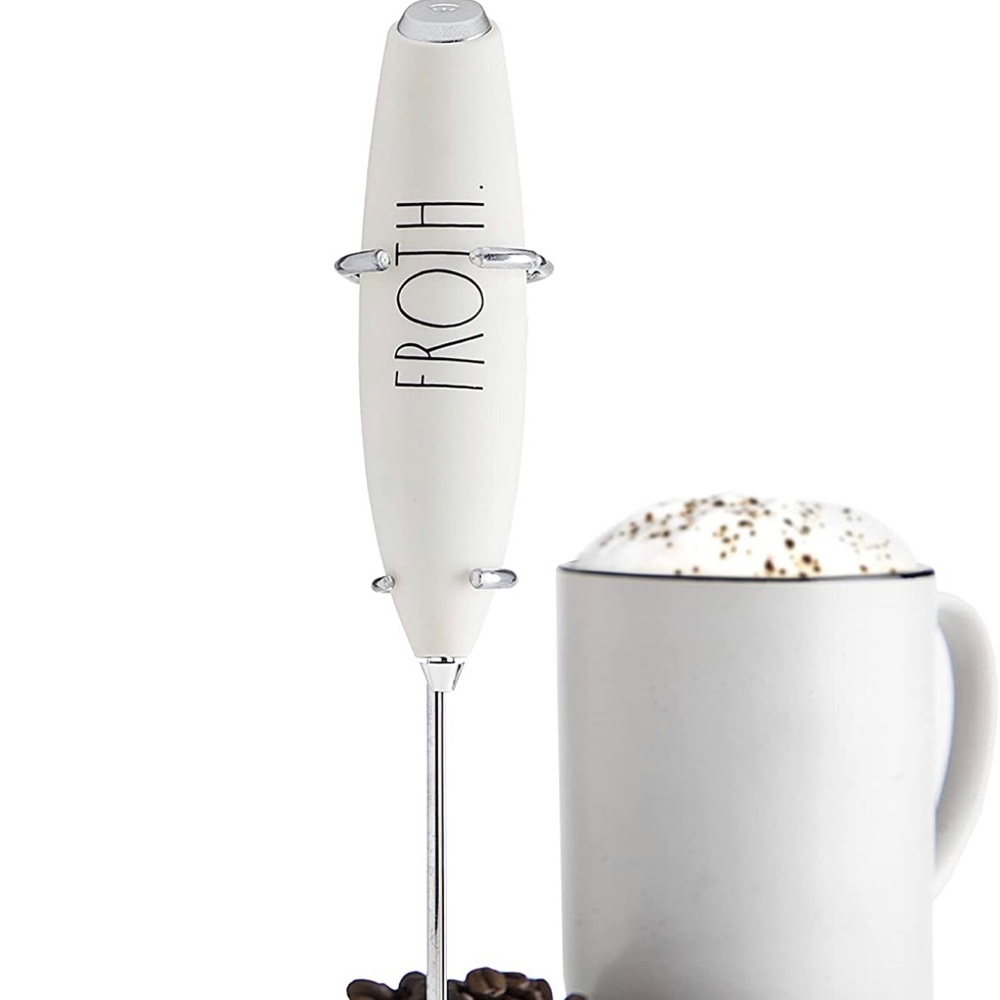 NWT White Rae Dunn “Froth” Milk Frother